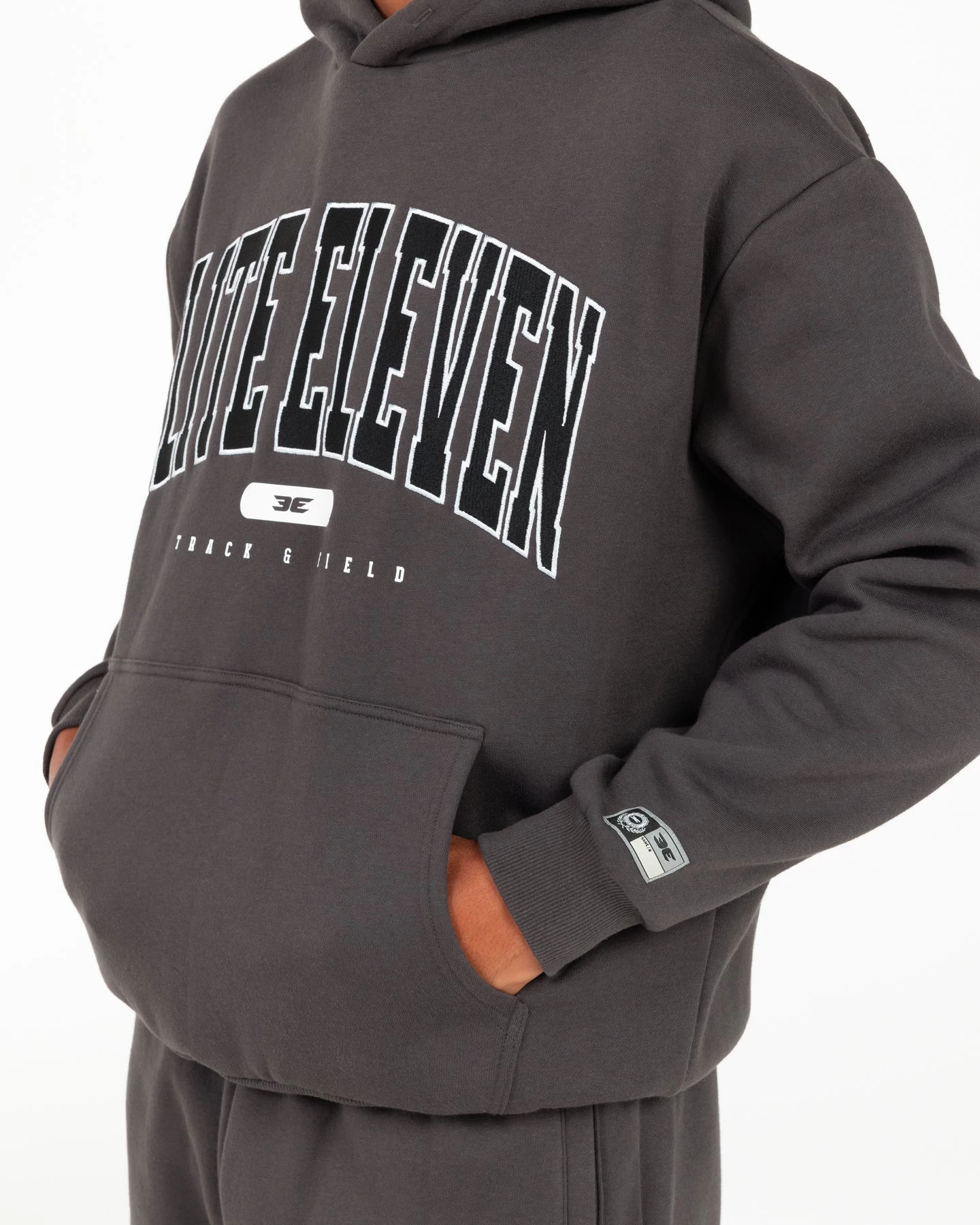 Elite Eleven Track & Field Hoodie - Slate 6 Elite Eleven Track & Field Hoodie - Slate - Image 6
