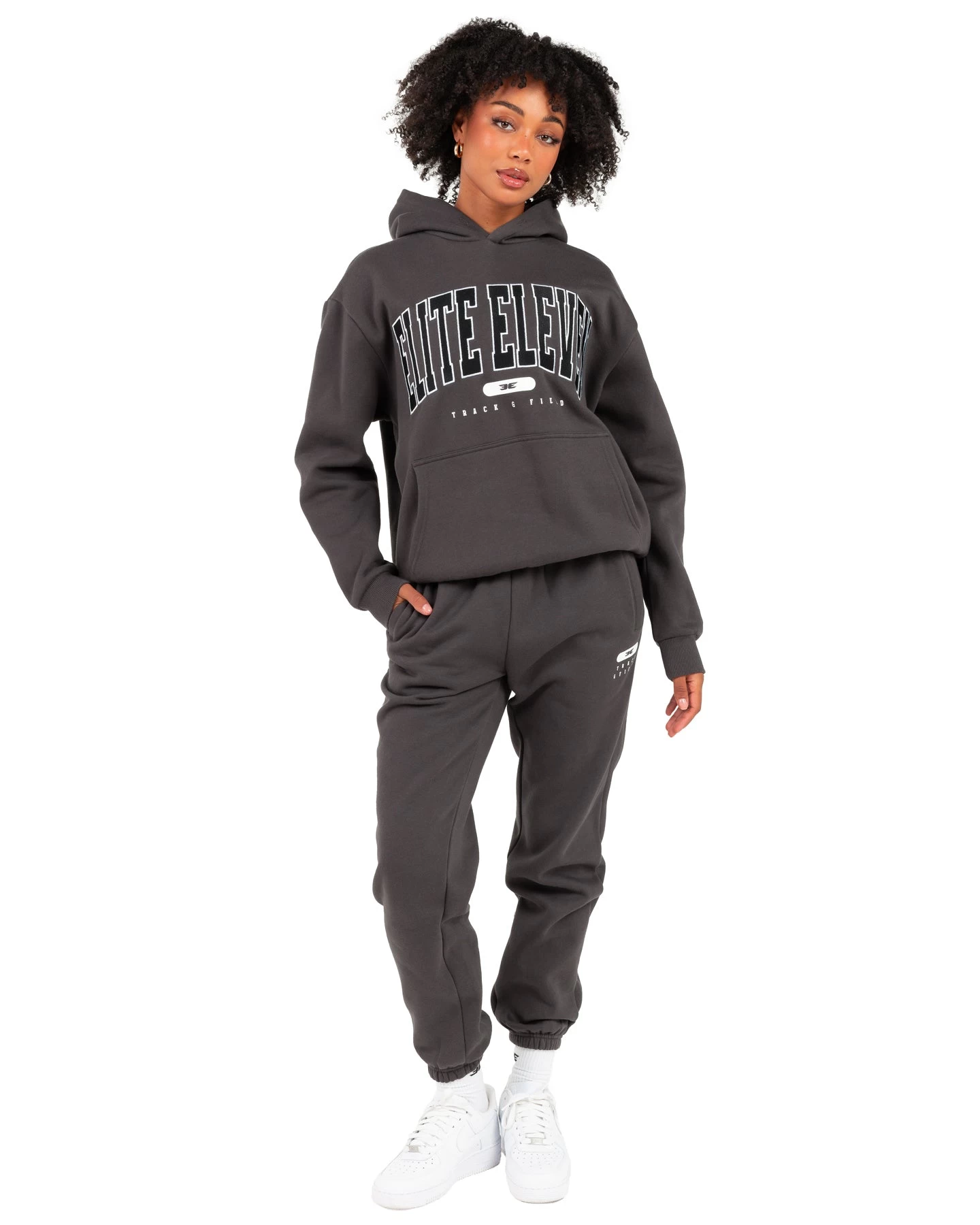 Elite Eleven Track & Field Hoodie - Slate 4 Elite Eleven Track & Field Hoodie - Slate - Image 4