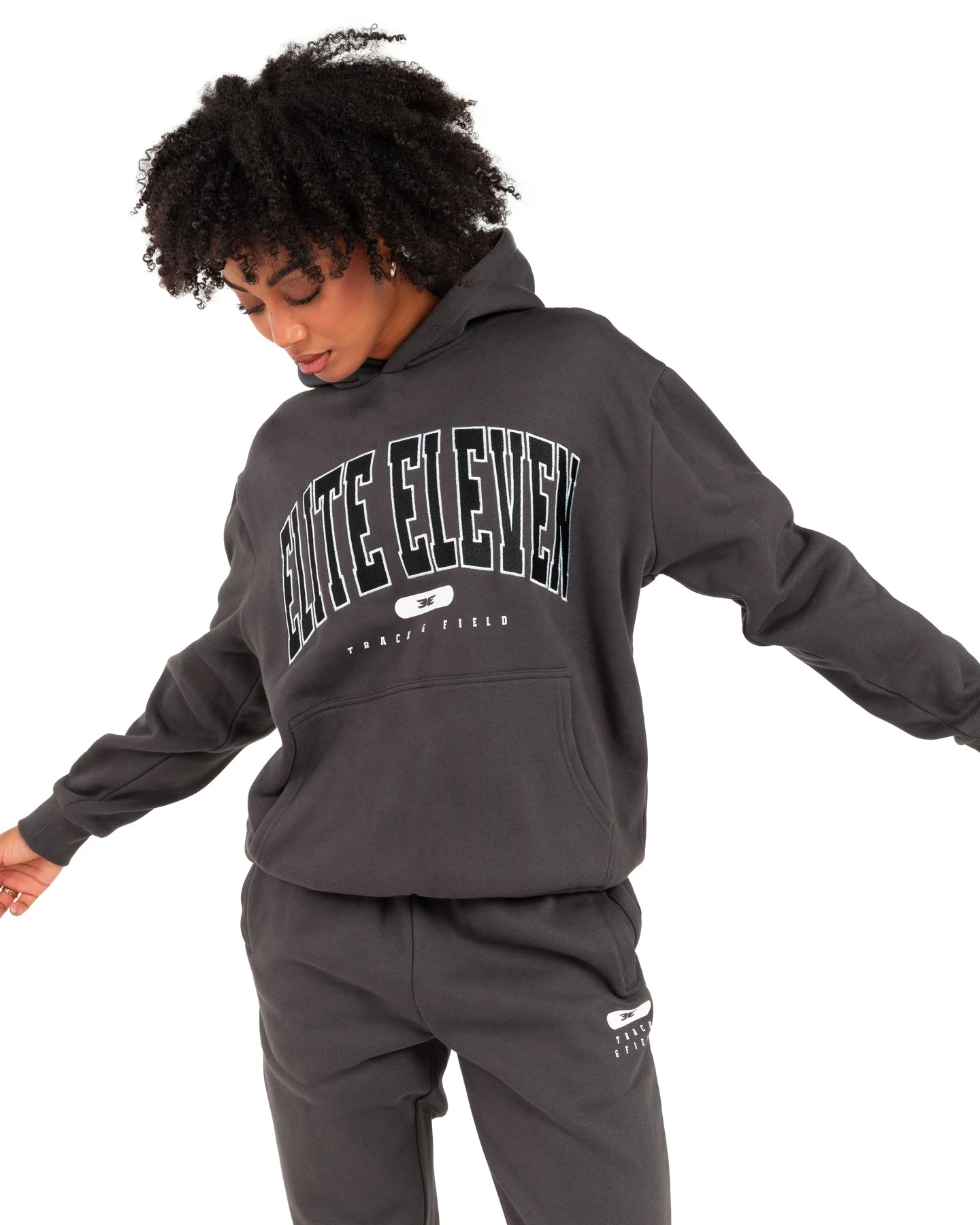 Elite Eleven Track & Field Hoodie - Slate 7 Elite Eleven Track & Field Hoodie - Slate - Image 7