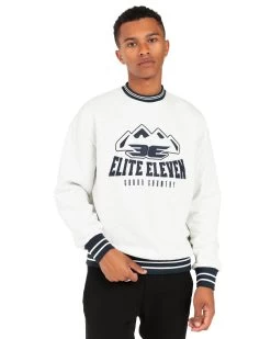 Elite Eleven Cross Country Crewneck - Polar Grey 11 Elite Eleven Cross Country Crewneck - Polar Grey -Fit Style Shop EEOCT41403