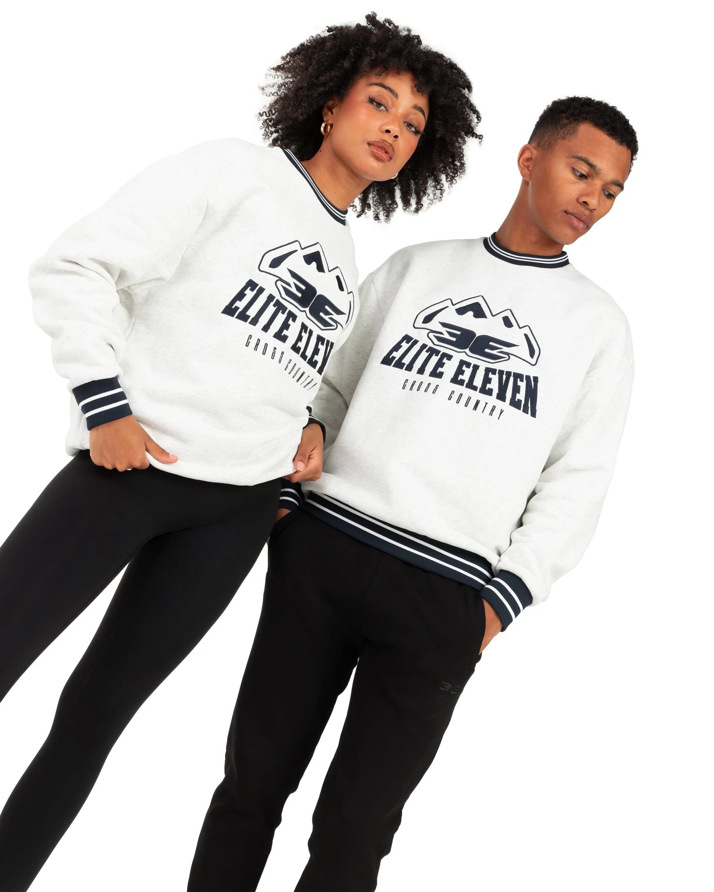 Elite Eleven Cross Country Crewneck - Polar Grey 1 Elite Eleven Cross Country Crewneck - Polar Grey