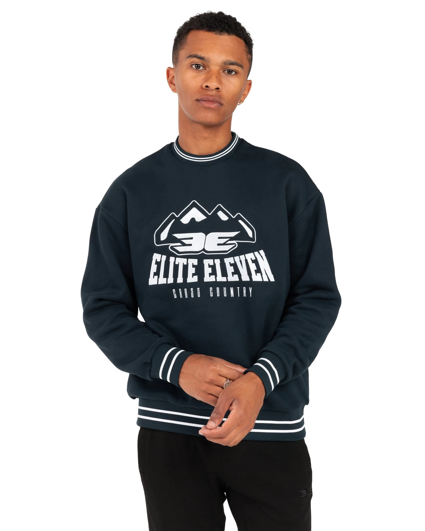 Elite Eleven Cross Country Crewneck - Navy 3 Elite Eleven Cross Country Crewneck - Navy - Image 3