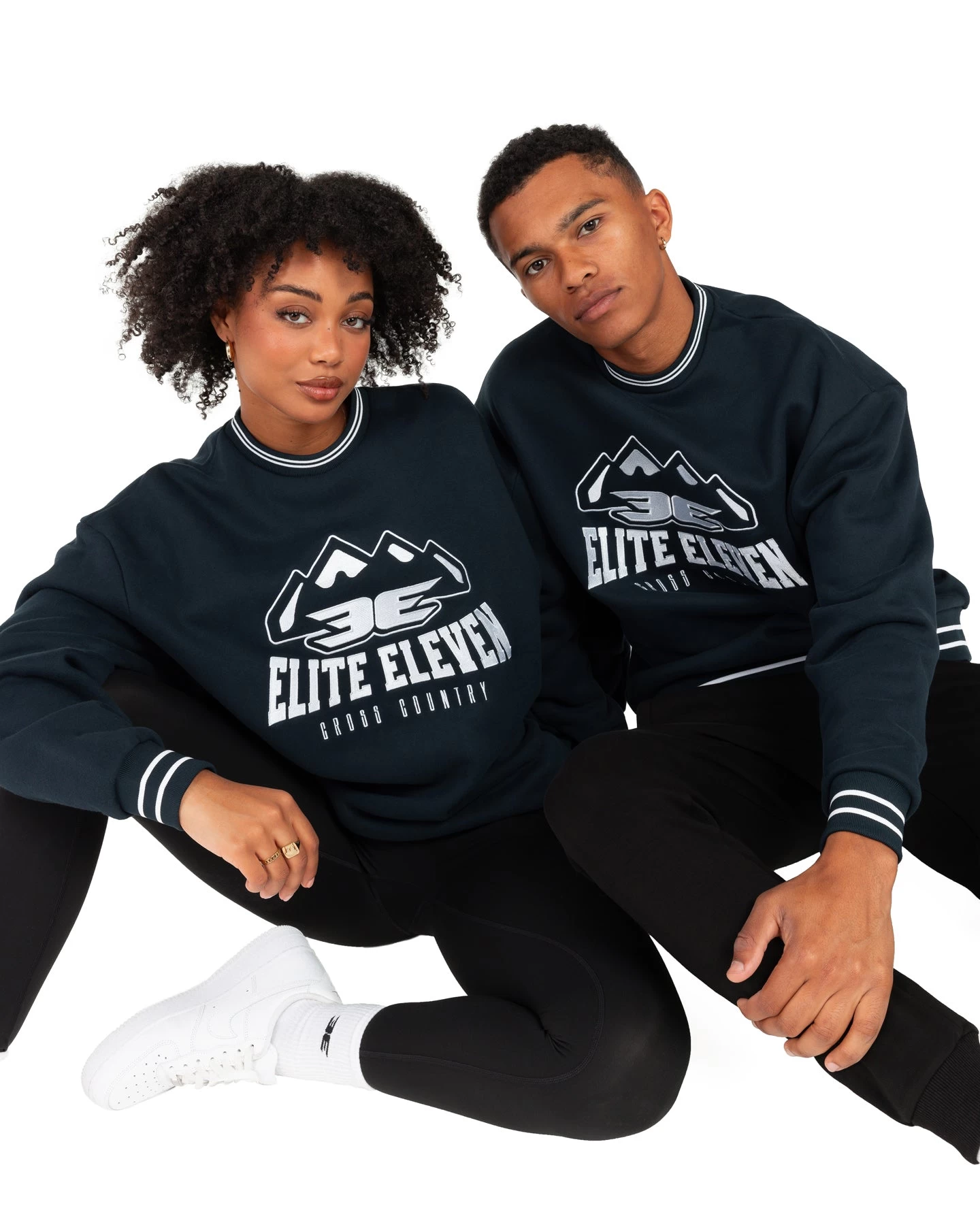 Elite Eleven Cross Country Crewneck - Navy 1 Elite Eleven Cross Country Crewneck - Navy