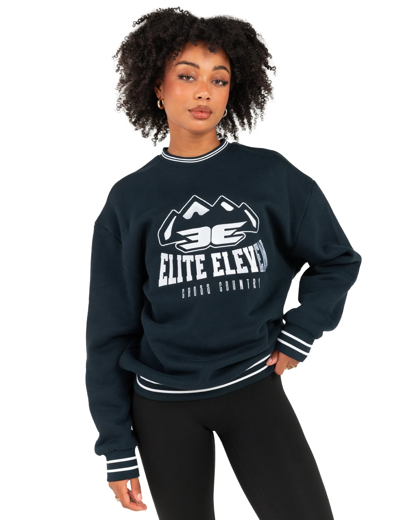 Elite Eleven Cross Country Crewneck - Navy 6 Elite Eleven Cross Country Crewneck - Navy - Image 6