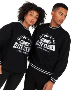 Elite Eleven Cross Country Crewneck - Black
