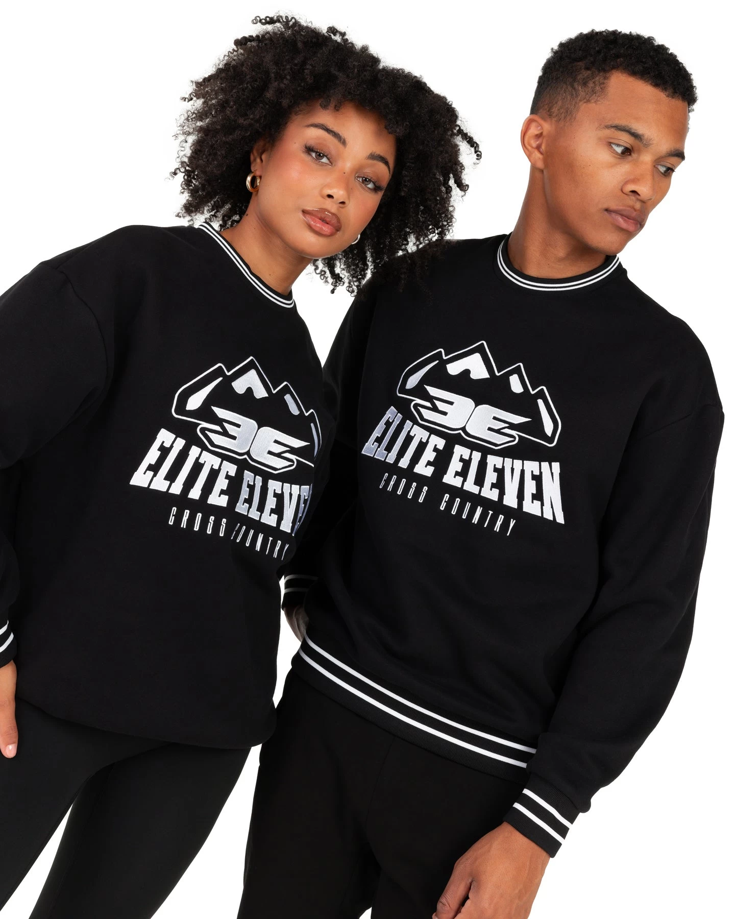 Elite Eleven Cross Country Crewneck - Black 1 Elite Eleven Cross Country Crewneck - Black
