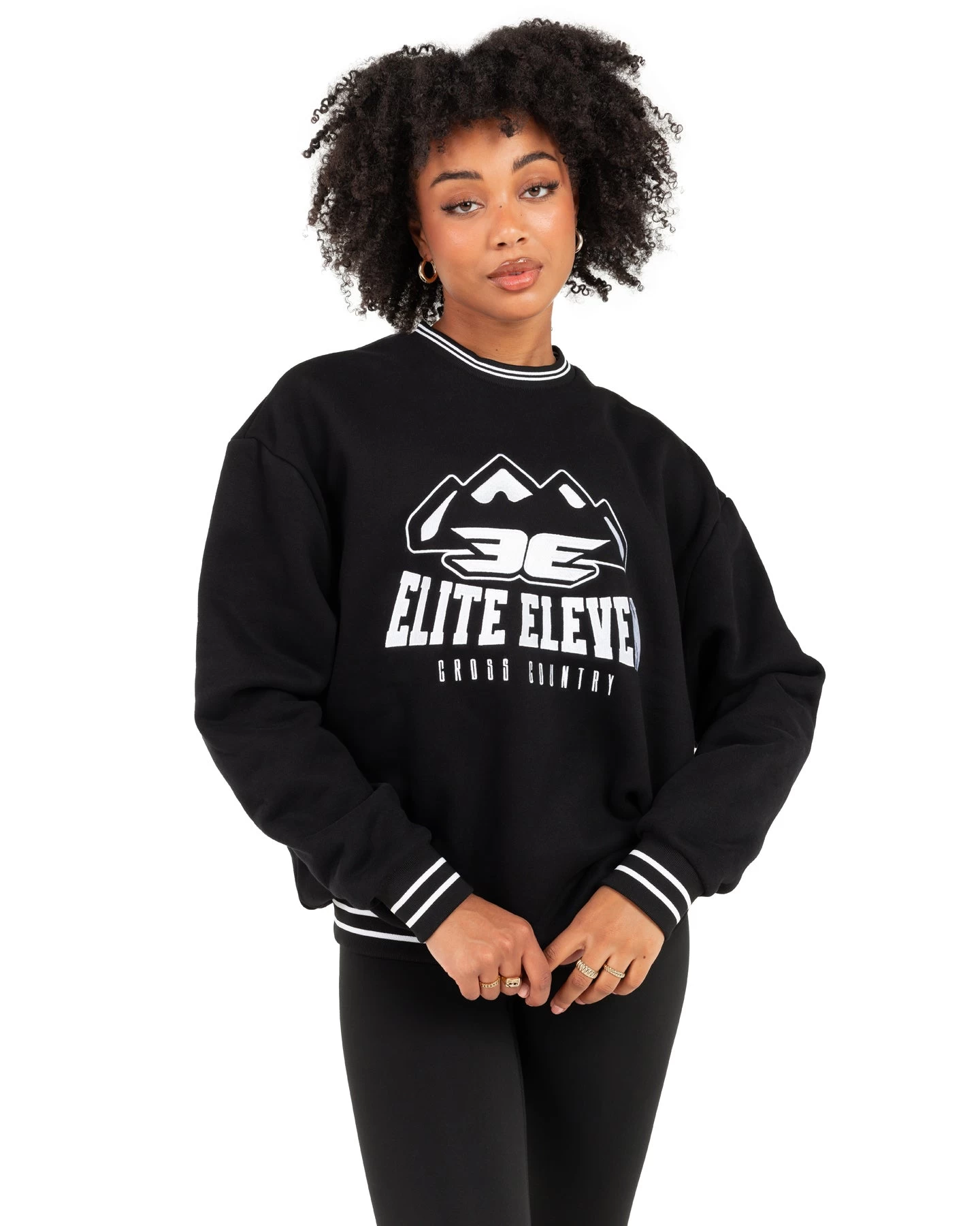 Elite Eleven Cross Country Crewneck - Black 2 Elite Eleven Cross Country Crewneck - Black - Image 2