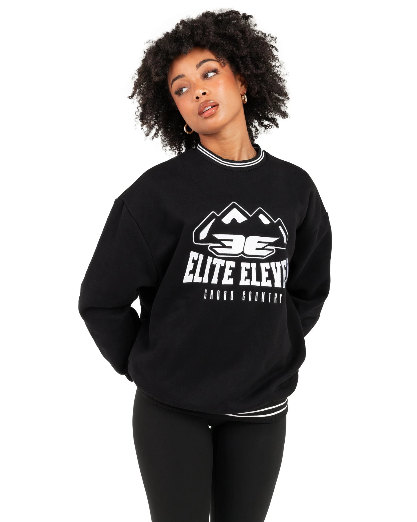 Elite Eleven Cross Country Crewneck - Black 6 Elite Eleven Cross Country Crewneck - Black - Image 6