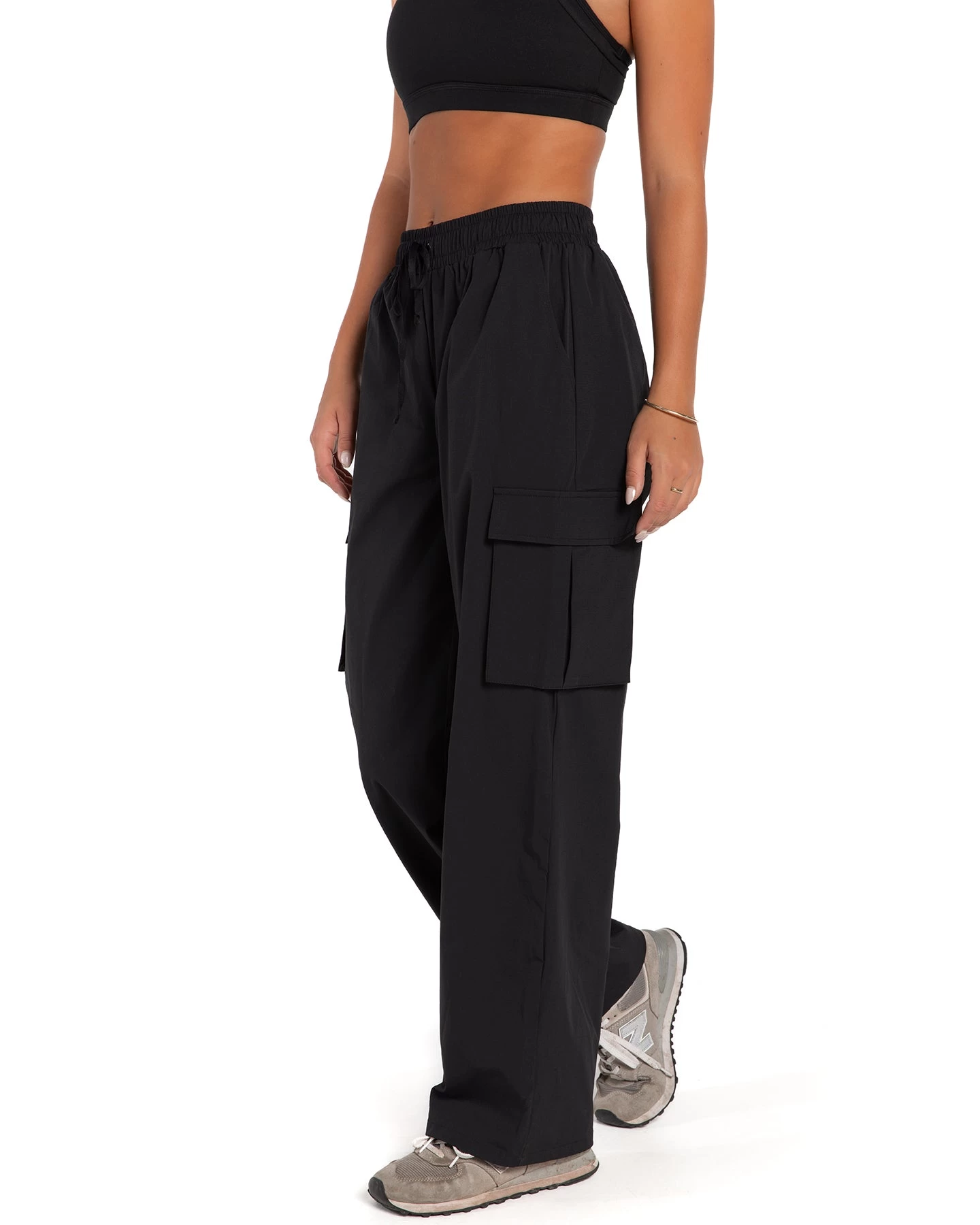Elite Eleven Oversized Cargo Pants - Black 5 Elite Eleven Oversized Cargo Pants - Black - Image 5