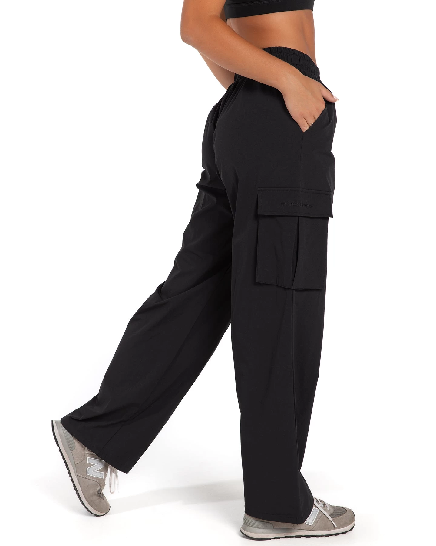 Elite Eleven Oversized Cargo Pants - Black 6 Elite Eleven Oversized Cargo Pants - Black - Image 6