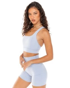 Elite Eleven Power Bra - Blue Blizzard -Fit Style Shop ELITEMICROECOM24046