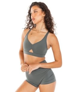 Elite Eleven Lune Bra - Cloud Grey -Fit Style Shop ELITEMICROECOM24978