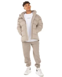 Elite Eleven Unisex Puffer Jacket - Vintage Khaki 12 Elite Eleven Unisex Puffer Jacket - Vintage Khaki -Fit Style Shop ELITEWINTERCOLLECTIONDAY117485