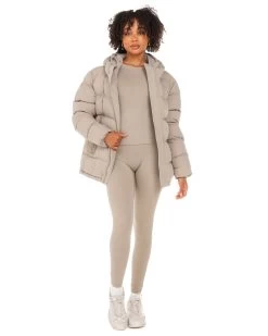 Elite Eleven Unisex Puffer Jacket - Vintage Khaki 11 Elite Eleven Unisex Puffer Jacket - Vintage Khaki -Fit Style Shop ELITEWINTERCOLLECTIONDAY117915