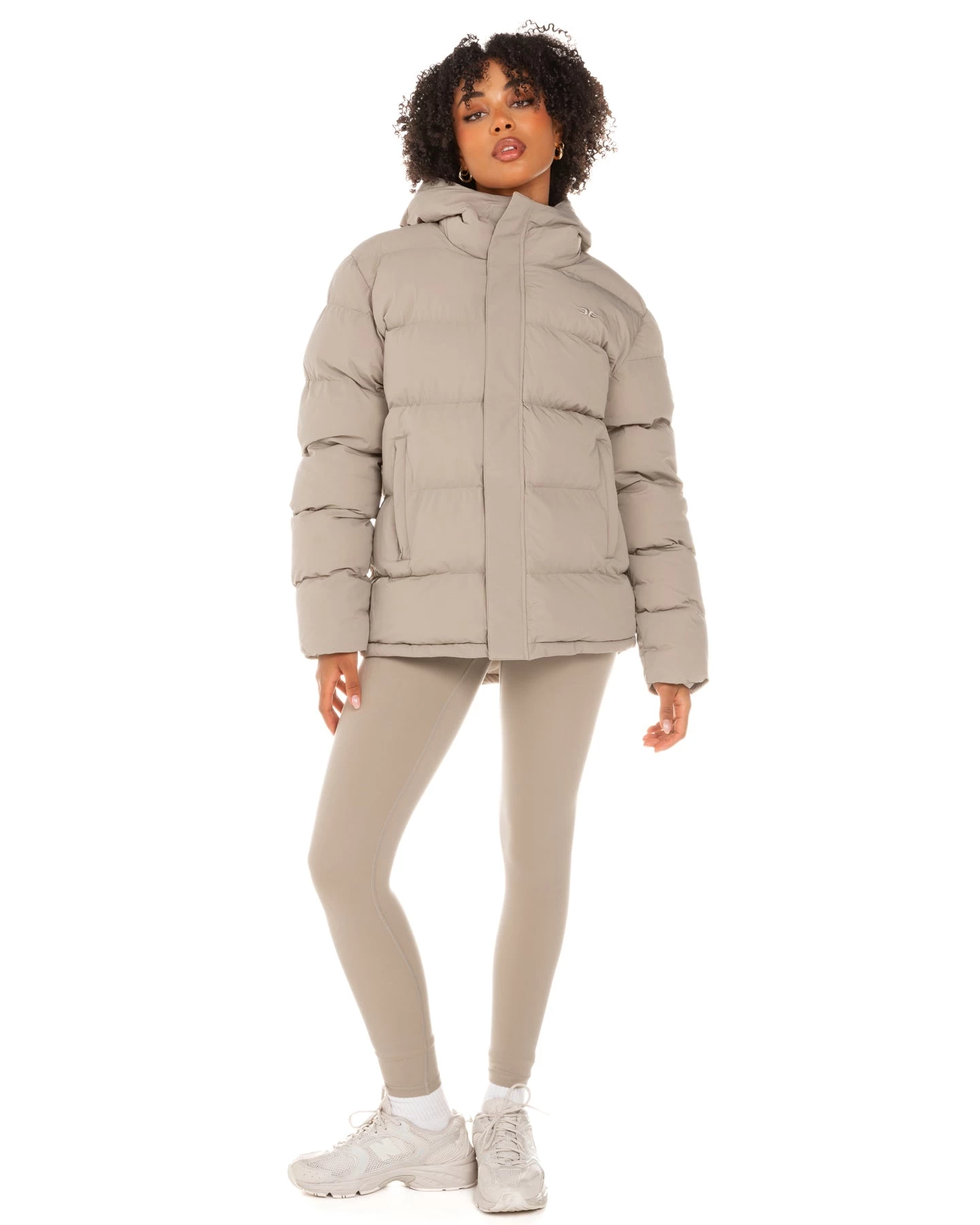 Elite Eleven Unisex Puffer Jacket - Vintage Khaki 6 Elite Eleven Unisex Puffer Jacket - Vintage Khaki - Image 6