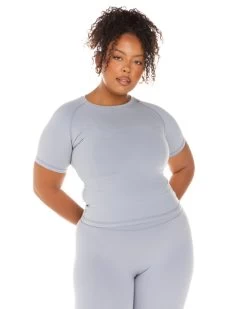 Elite Eleven Aura Tee - Steel Grey -Fit Style Shop ELITEWINTERCOLLECTIONDAY118139