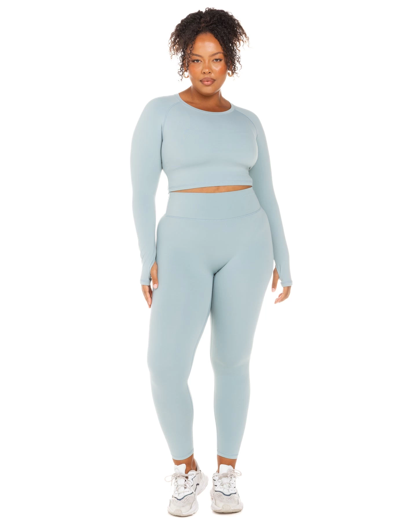 Elite Eleven Aura Crop Long Sleeve - Sea Foam 7 Elite Eleven Aura Crop Long Sleeve - Sea Foam - Image 7