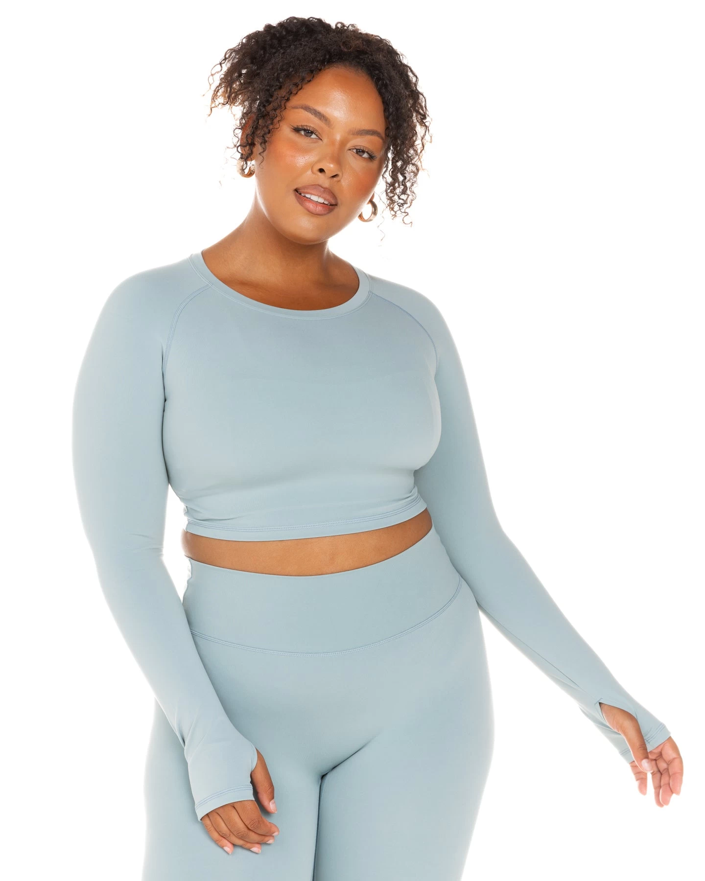Elite Eleven Aura Crop Long Sleeve - Sea Foam 6 Elite Eleven Aura Crop Long Sleeve - Sea Foam - Image 6