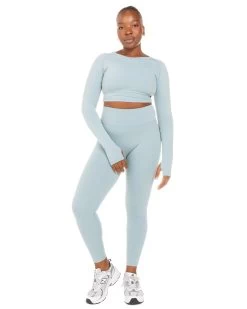 Elite Eleven Aura Crop Long Sleeve - Sea Foam 11 Elite Eleven Aura Crop Long Sleeve - Sea Foam -Fit Style Shop ELITEWINTERCOLLECTIONDAY119981