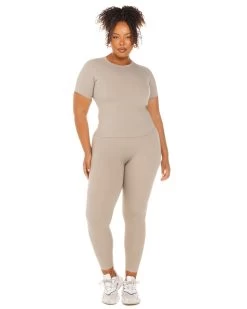 Elite Eleven Aura Tee - Vintage Khaki -Fit Style Shop ELITEWINTERCOLLECTIONDAY120359