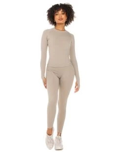 Elite Eleven Aura Long Sleeve - Vintage Khaki -Fit Style Shop ELITEWINTERCOLLECTIONDAY120452