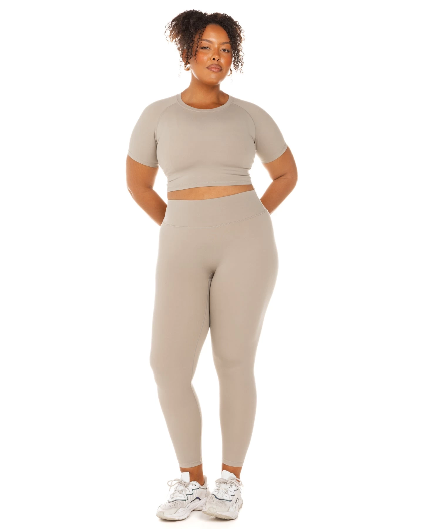 Elite Eleven Aura Crop Tee - Vintage Khaki 7 Elite Eleven Aura Crop Tee - Vintage Khaki - Image 7