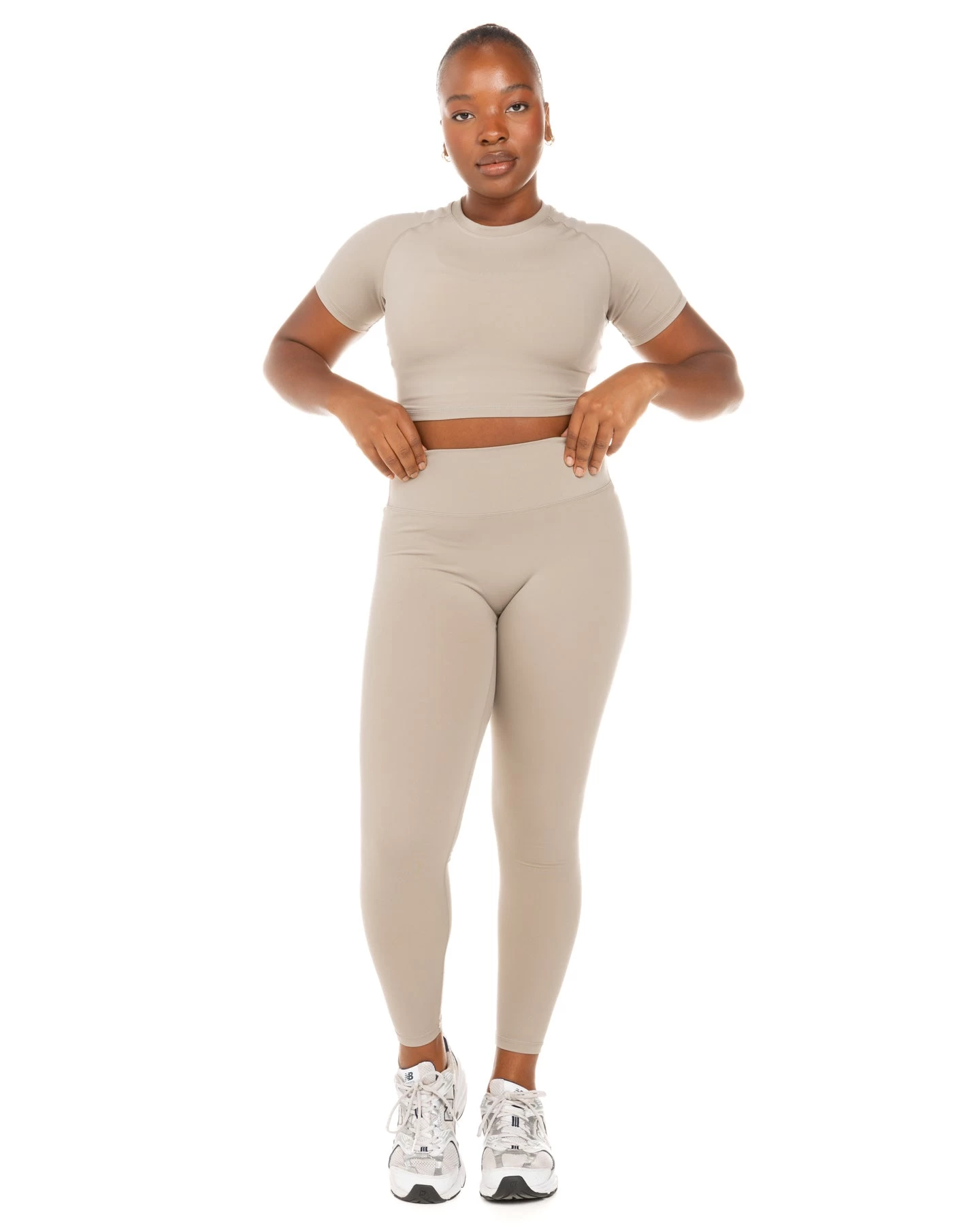 Elite Eleven Aura Crop Tee - Vintage Khaki 5 Elite Eleven Aura Crop Tee - Vintage Khaki - Image 5