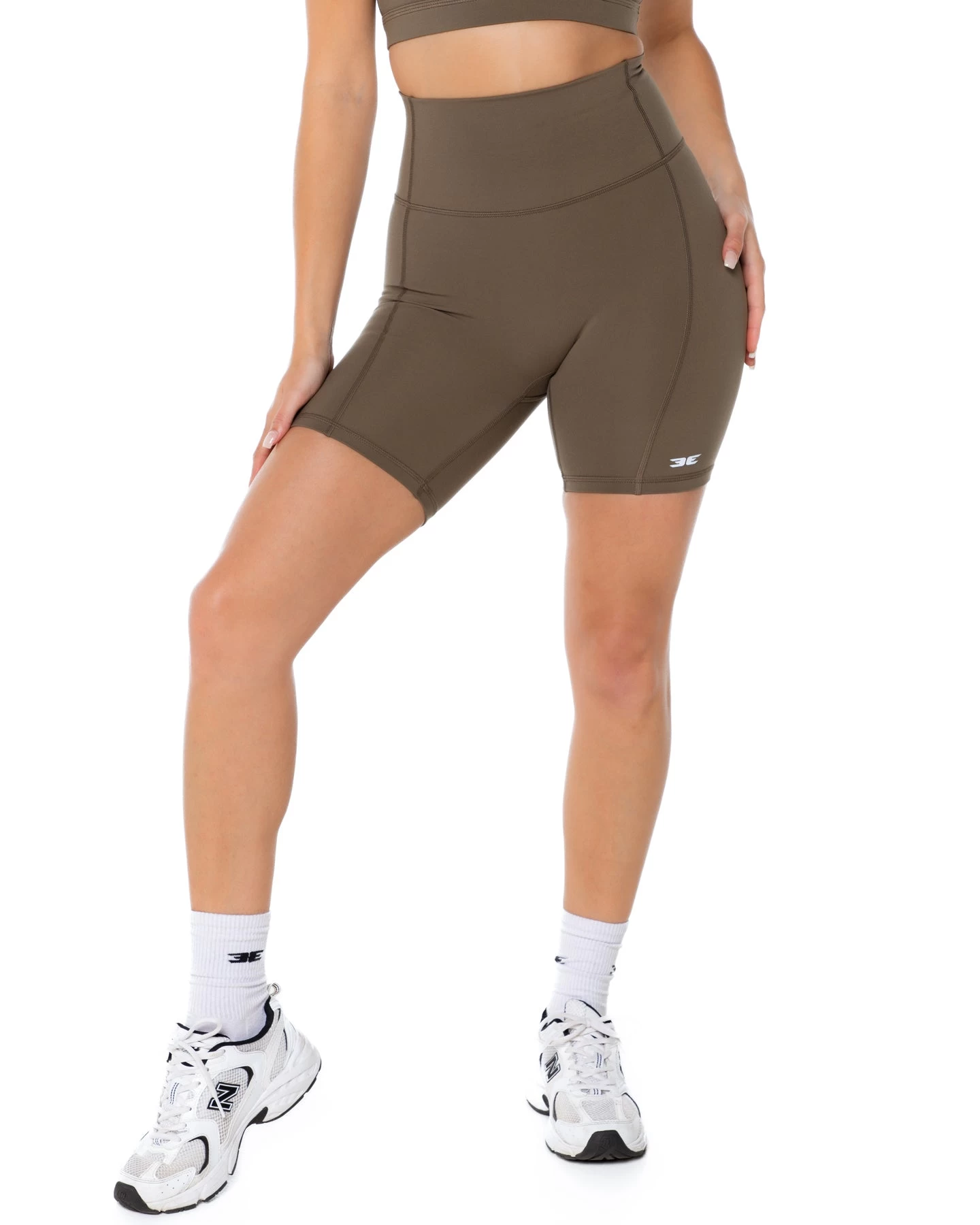 Elite Eleven Curve Shorts - Dusty Khaki 4 Elite Eleven Curve Shorts - Dusty Khaki - Image 4