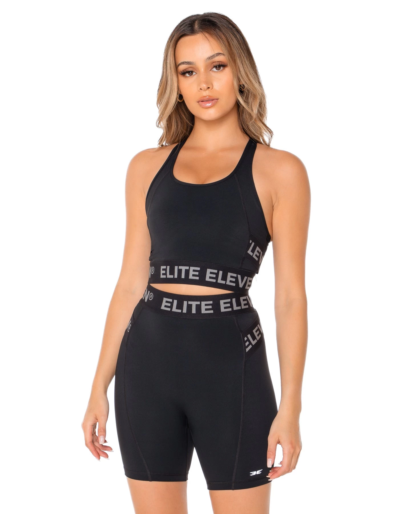 Elite Eleven Wrap Bra - Black/Charcoal 1 Elite Eleven Wrap Bra - Black/Charcoal