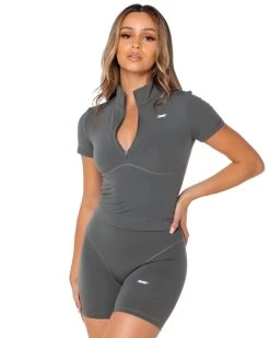 Elite Eleven Auraluxe Tee - Cloud Grey 7 Elite Eleven Auraluxe Tee - Cloud Grey -Fit Style Shop EliteOctEcom4646