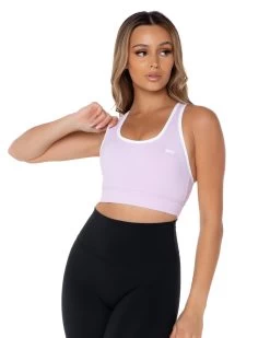 Elite Eleven Essential Sports Bra - Pastel Purple -Fit Style Shop EliteOctEcom5309