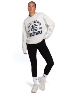 Elite Eleven Athletics Team Crewneck - Polar Grey -Fit Style Shop Elitewinterecom114910