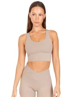 Elite Eleven Aura Bra - Vintage Khaki