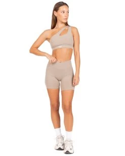 Elite Eleven Asymmetric Bra - Vintage Khaki 5 Elite Eleven Asymmetric Bra - Vintage Khaki -Fit Style Shop JULYECOM BRYLEE30369