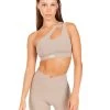 Elite Eleven Asymmetric Bra - Vintage Khaki