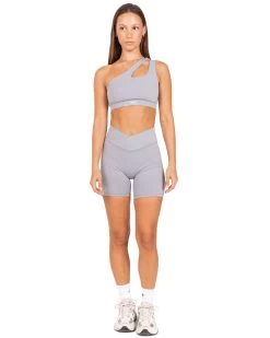 Elite Eleven Asymmetric Bra - Steel Grey 5 Elite Eleven Asymmetric Bra - Steel Grey -Fit Style Shop JULYECOM BRYLEE30492