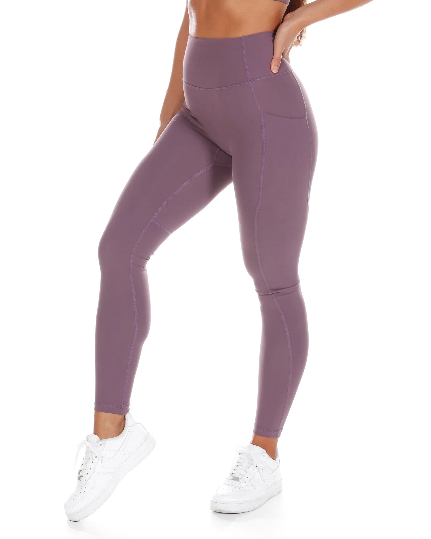 Elite Eleven Lunar Ascend Leggings - Mauve 2 Elite Eleven Lunar Ascend Leggings - Mauve - Image 2