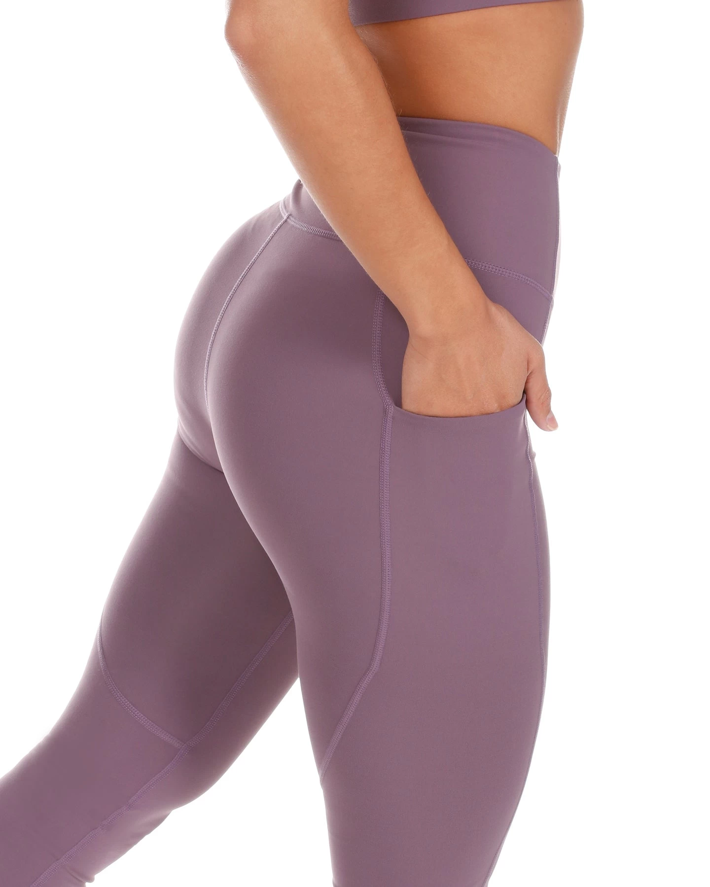 Elite Eleven Lunar Ascend Leggings - Mauve 3 Elite Eleven Lunar Ascend Leggings - Mauve - Image 3