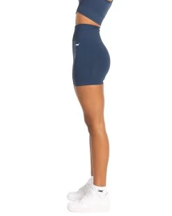 Elite Eleven Elite Seamless V2 Shorts - Navy (Subtle Scrunch) -Fit Style Shop MARCHECOM0997