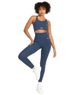 Elite Eleven Elite Seamless V2 Leggings - Navy (Subtle Scrunch) -Fit Style Shop MARCHECOM1168