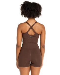 Elite Eleven Elite Seamless V2 Shorts - Chocolate (Subtle Scrunch) -Fit Style Shop MARCHECOM1824