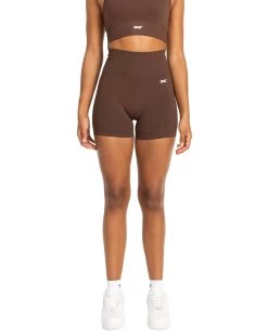 Elite Eleven Elite Seamless V2 Shorts - Chocolate (Subtle Scrunch) -Fit Style Shop MARCHECOM1842