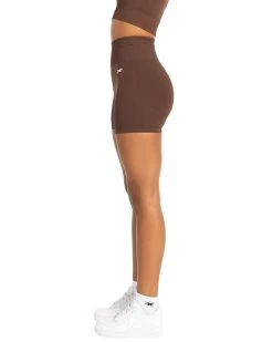 Elite Eleven Elite Seamless V2 Shorts - Chocolate (Subtle Scrunch) -Fit Style Shop MARCHECOM1861