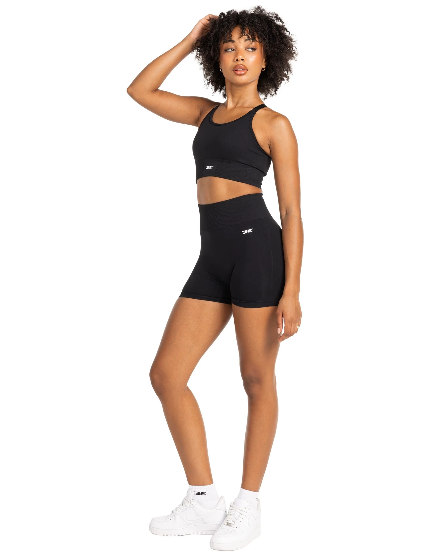 Elite Eleven Elite Seamless V2 Shorts - Black (Subtle Scrunch) 4 Elite Eleven Elite Seamless V2 Shorts - Black (Subtle Scrunch) - Image 4
