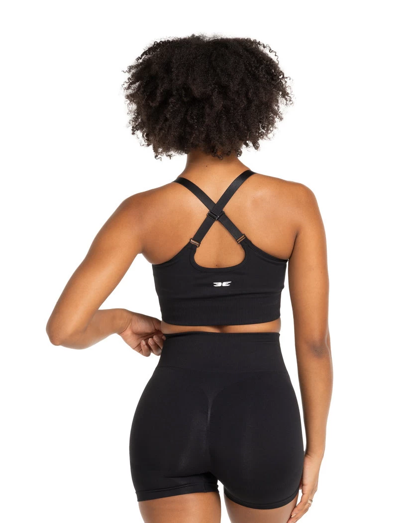 Elite Eleven Elite Seamless V2 Bra - Black 2 Elite Eleven Elite Seamless V2 Bra - Black - Image 2
