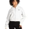 Elite Eleven Cropped Classic Zip Through - Polar Grey