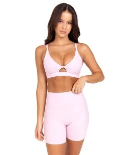 Elite Eleven Micro Twist Bra - Blush Pink -Fit Style Shop OCTECOMDAY144164