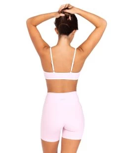 Elite Eleven Micro Contrast Bra - Blush Pink -Fit Style Shop OCTECOMDAY144404