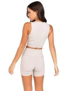 Elite Eleven Aura Boxy Tank - Oat Latte -Fit Style Shop OCTECOMDAY144827