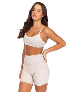 Elite Eleven Micro Contrast Bra - Oat Latte 9 Elite Eleven Micro Contrast Bra - Oat Latte -Fit Style Shop OCTECOMDAY145192